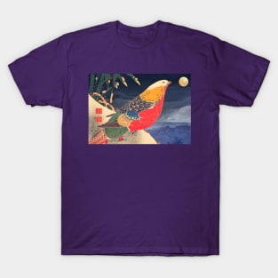 parrot looking at the moon T-Shirt